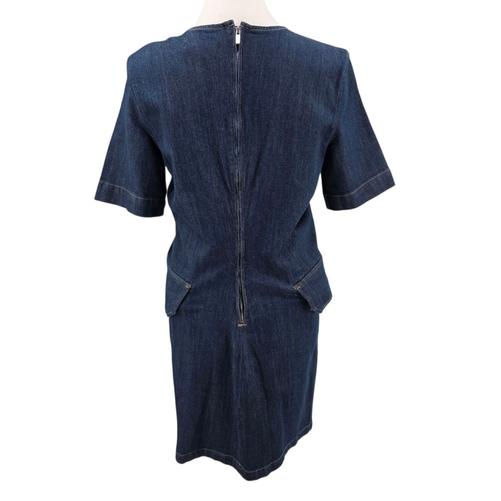 Banana Republic Womens 6 Denim Utility Mini Dress with Pockets NWT - Picture 6 of 16